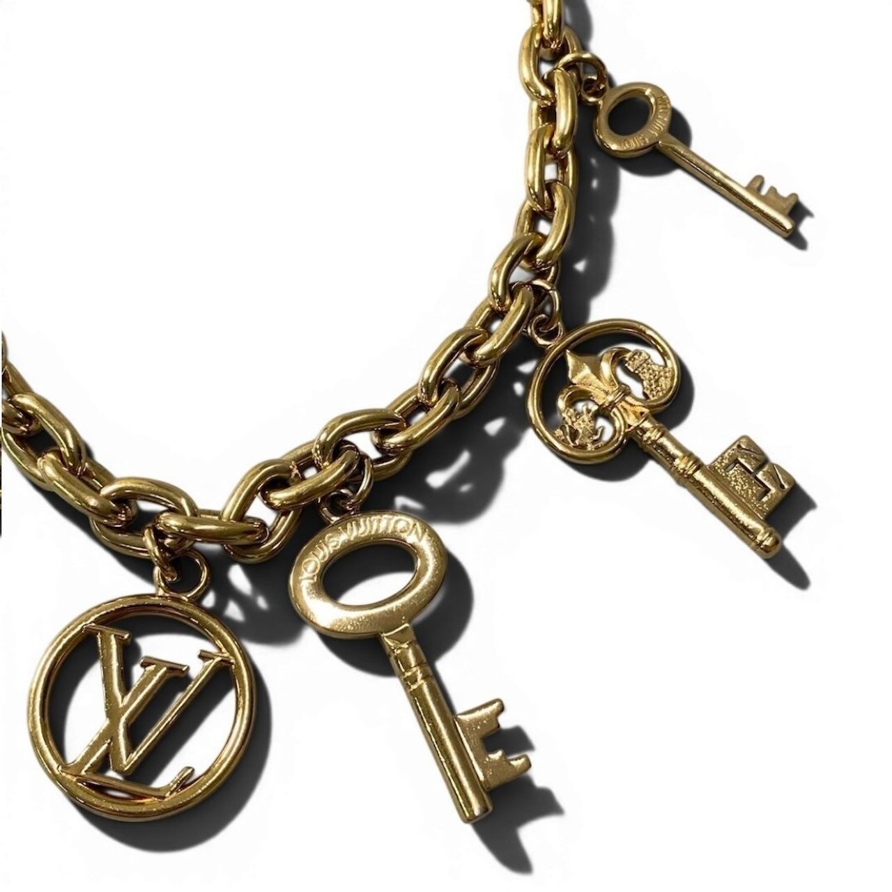 LOUIS VUITTON ルイヴィトン ビジューサックキーチェーン ゴールド