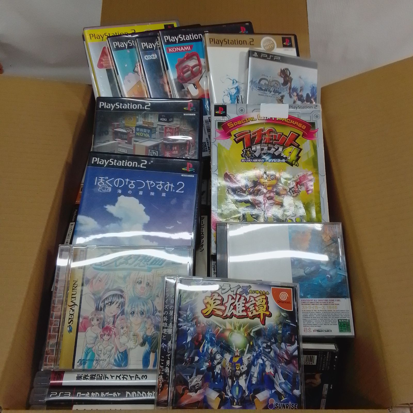☆①ジャンク ゲームソフト まとめ売り PS・PS2・PS3・セガサターン