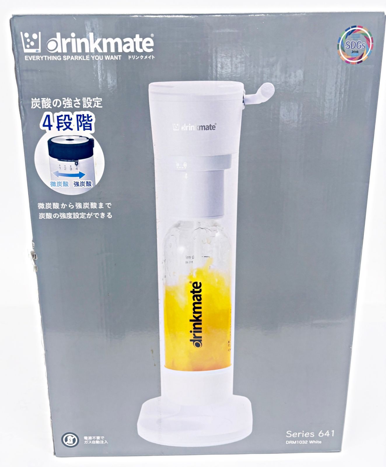未使用品 drinkmate 家庭用炭酸飲料メーカー Series641 DRM1033 炭酸 4