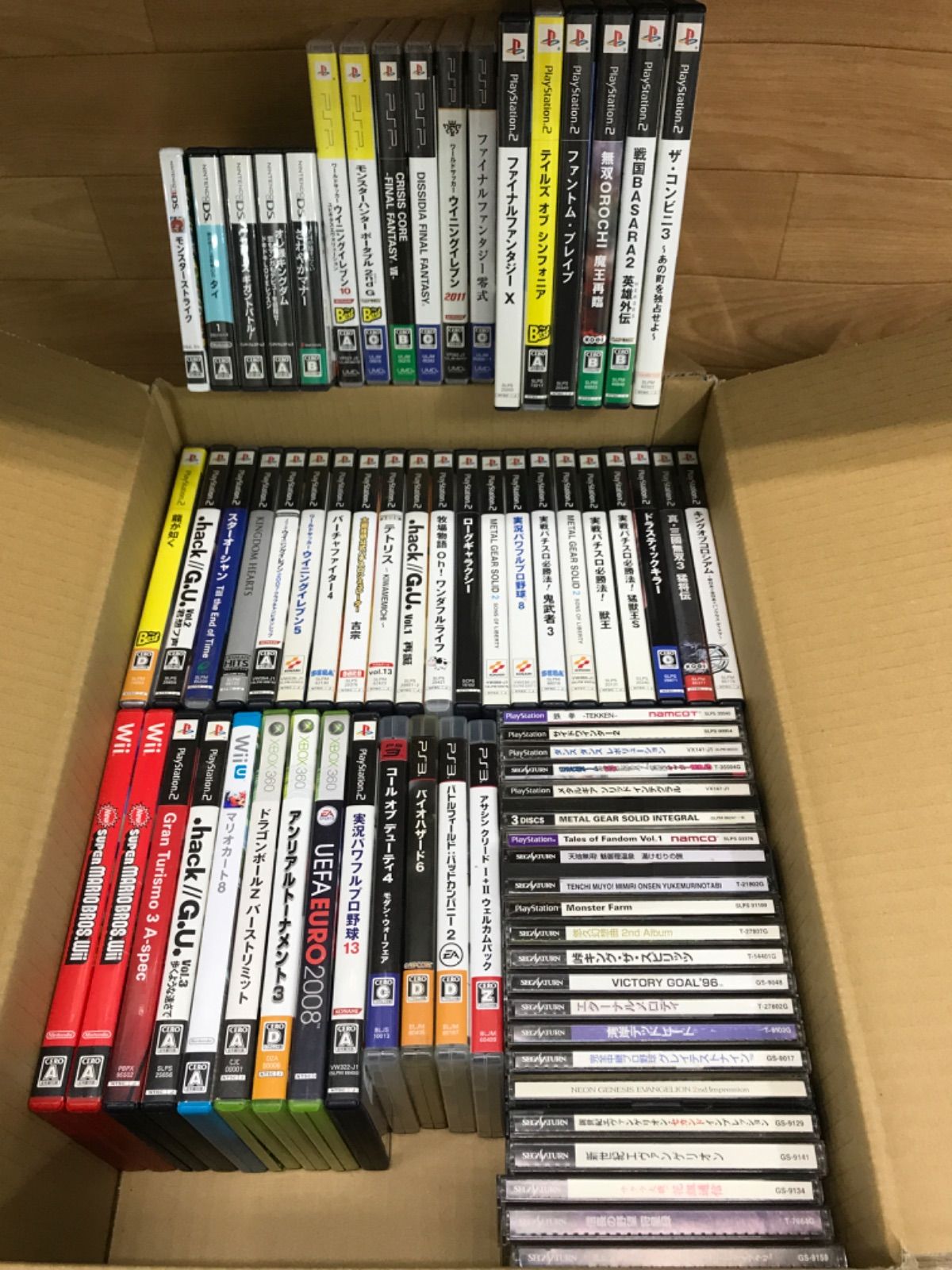 ☆ジャンク ゲームソフト 種類色々 まとめ売り！！ PS2・セガサターン