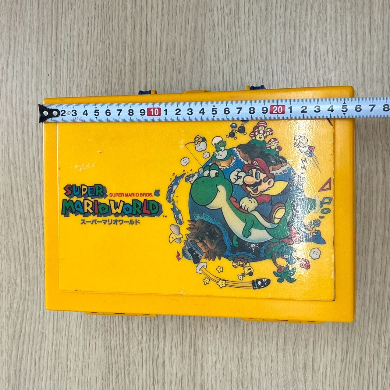 Y0734]スーパーマリオワールド ファミコン カセットケース 収納ケース