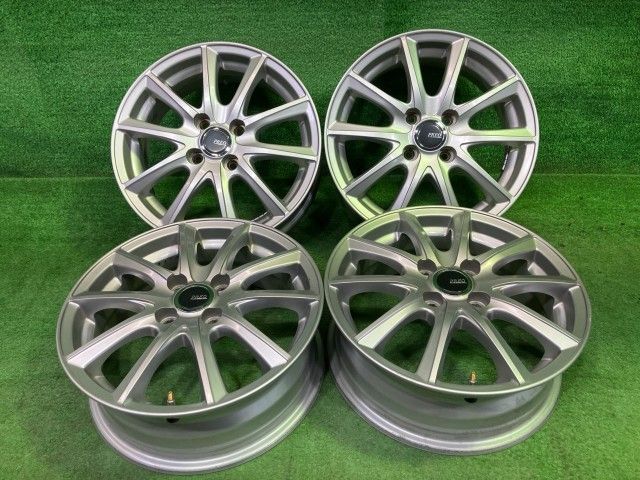 プレオ ｽﾍﾟｲﾄﾞ ﾉｰﾄ ホイール アルミ シルバー 15インチ 5.5J 4穴 4本 100 +42