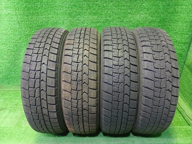 DUNLOP スタッドレス ダンロップ ウィンターマックスWM02 155/65R14 4本 7ミリ 2023年