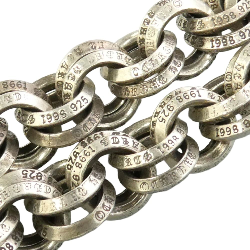 CHROME HEARTS クロムハーツ（原本無） 2 DOUBLE B RING ダブルBリング ブレスレット シルバー系【中古】 CHROME HEARTS クロムハーツ（原本無） DOUBLE B RING ダブルBリング