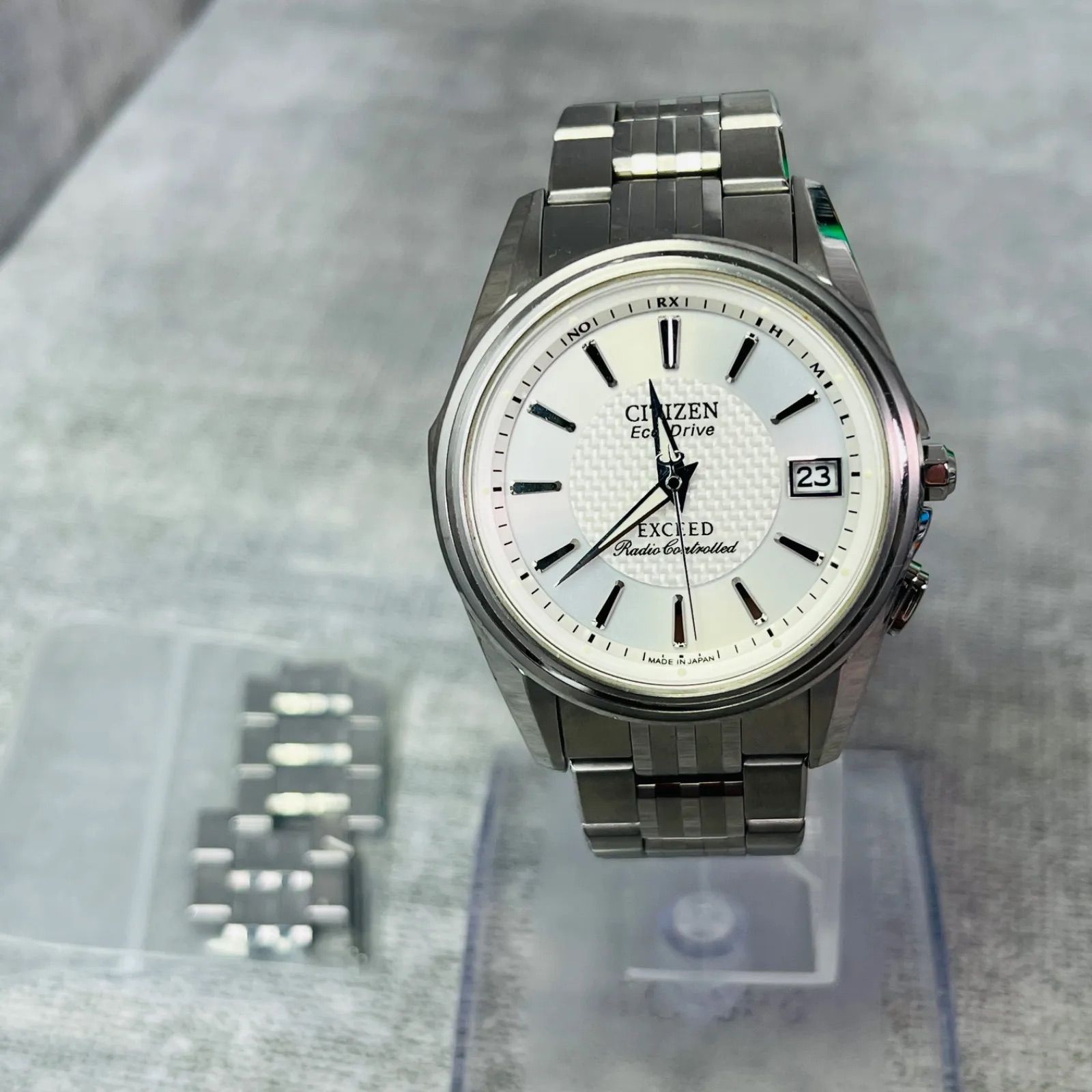 希少 CITIZEN シチズン EXCEED エクシード EBG74-2641 エコドライブ