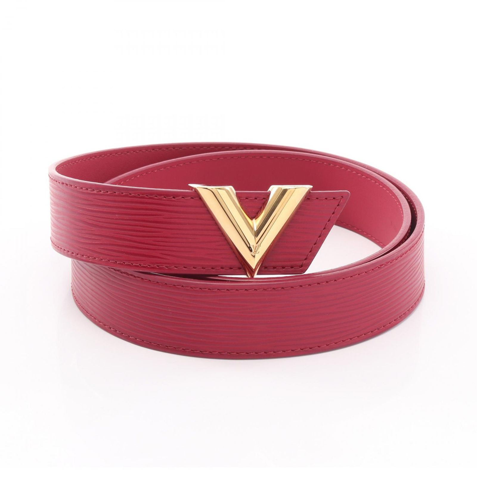 ルイ・ヴィトン LOUIS VUITTON ベルト サンチュール エッセンシャルV M9457 レザー ベルト レディース Used A