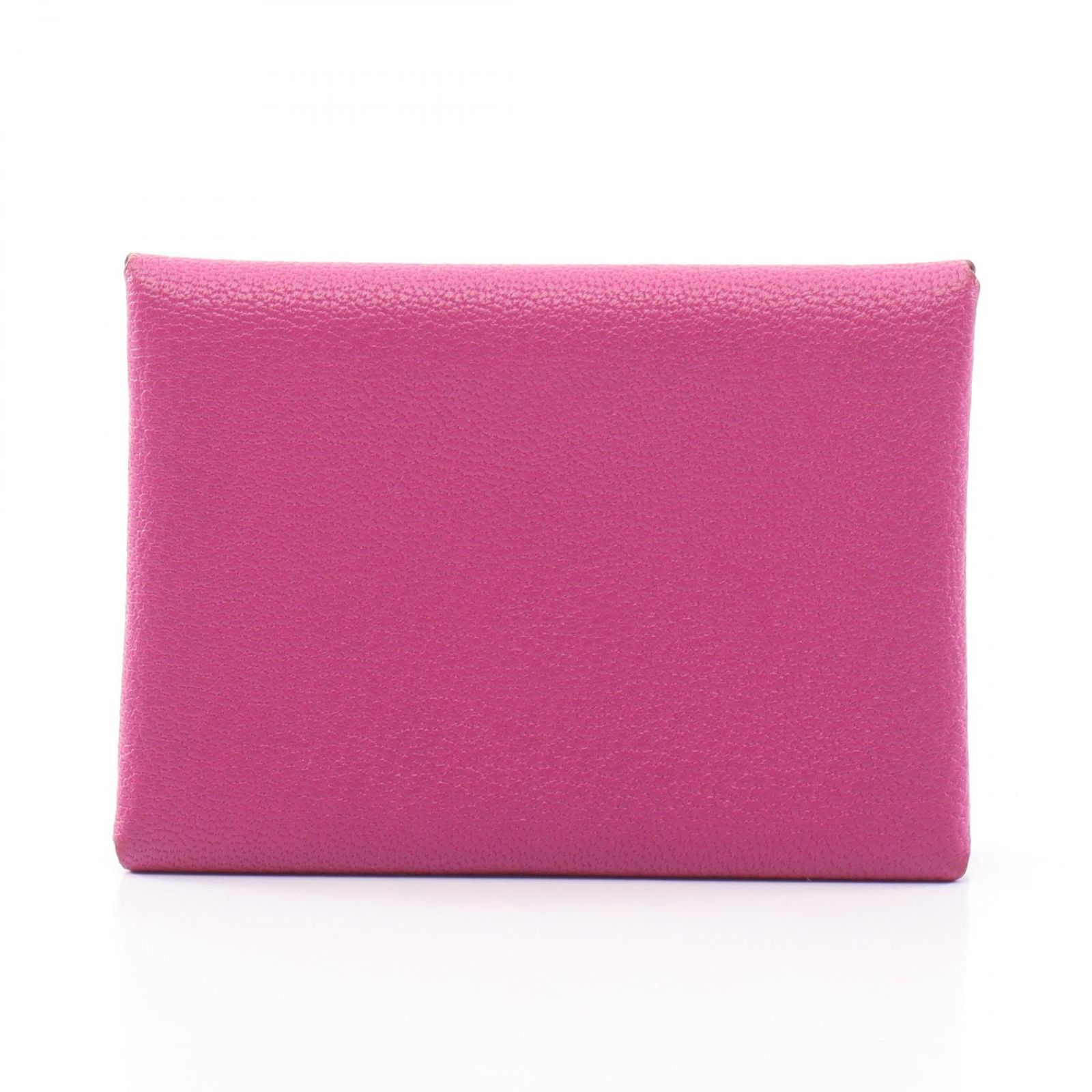 エルメス HERMES コインケース カルヴィデュオ マグノリア 082977CK マグノリア レザー カルヴィ デュオ マグノリア レディース Used A
