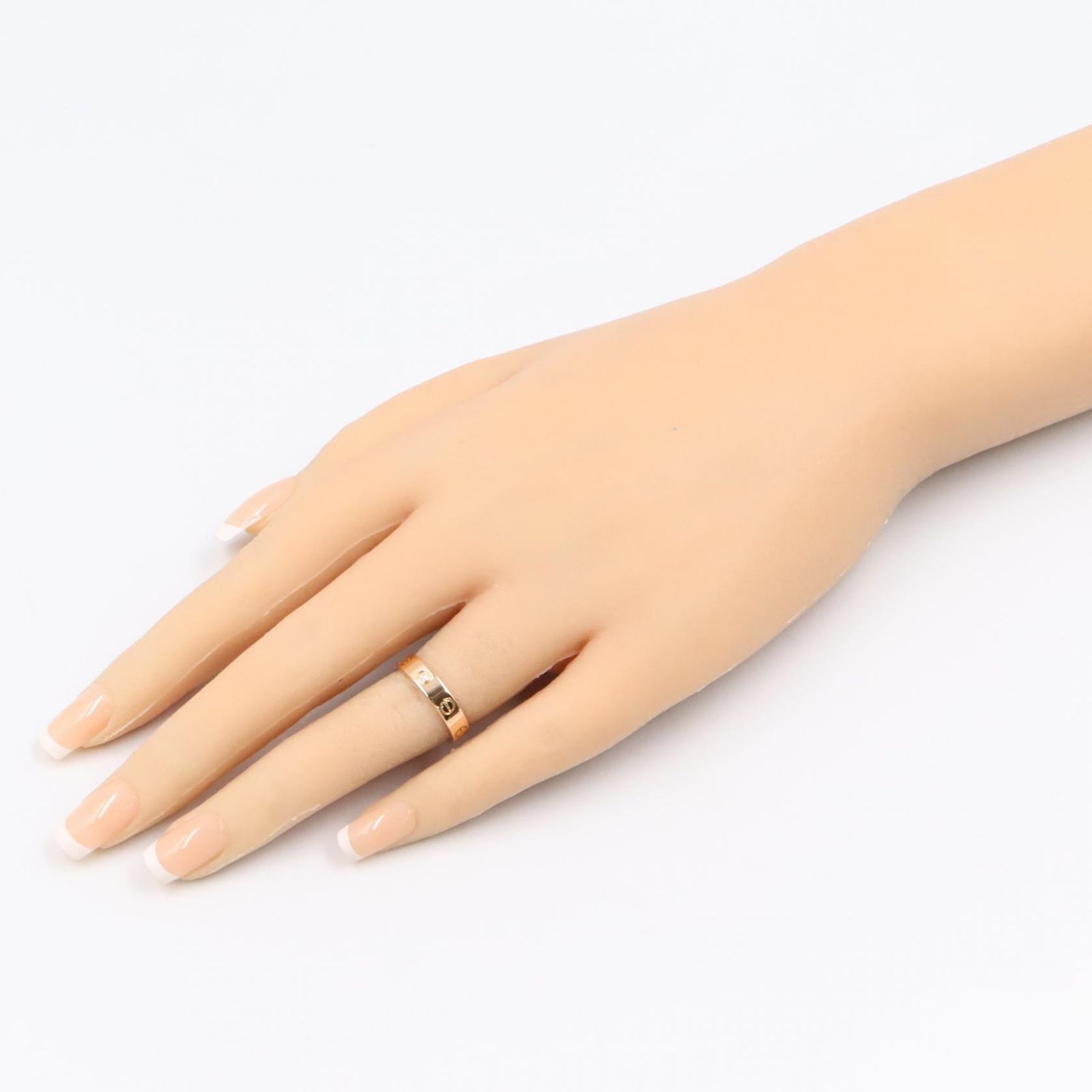 カルティエ CARTIER リング・指輪 ミニラブリング 1PD B4050700 K18PG
