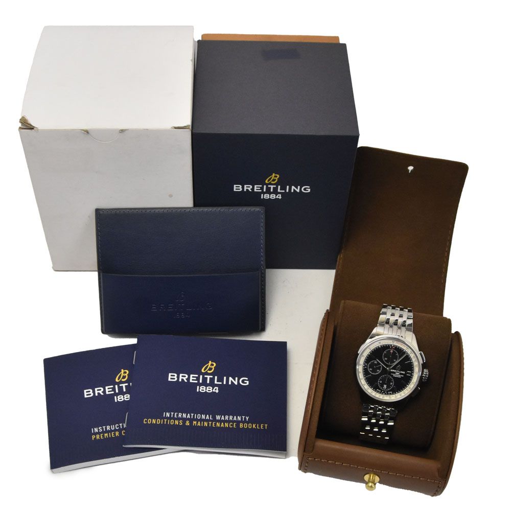 値下 ブライトリング BREITLING A13315 プレミエ クロノグラフ 自動
