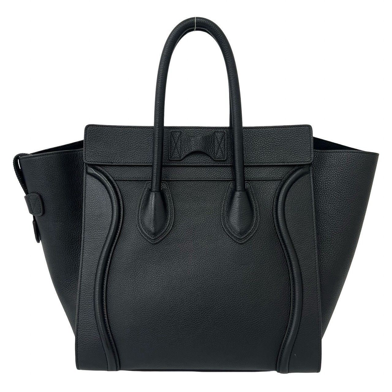 極 美品 CELINE セリーヌ ラゲージ ミニ ショッパー ロゴ レザー 本革