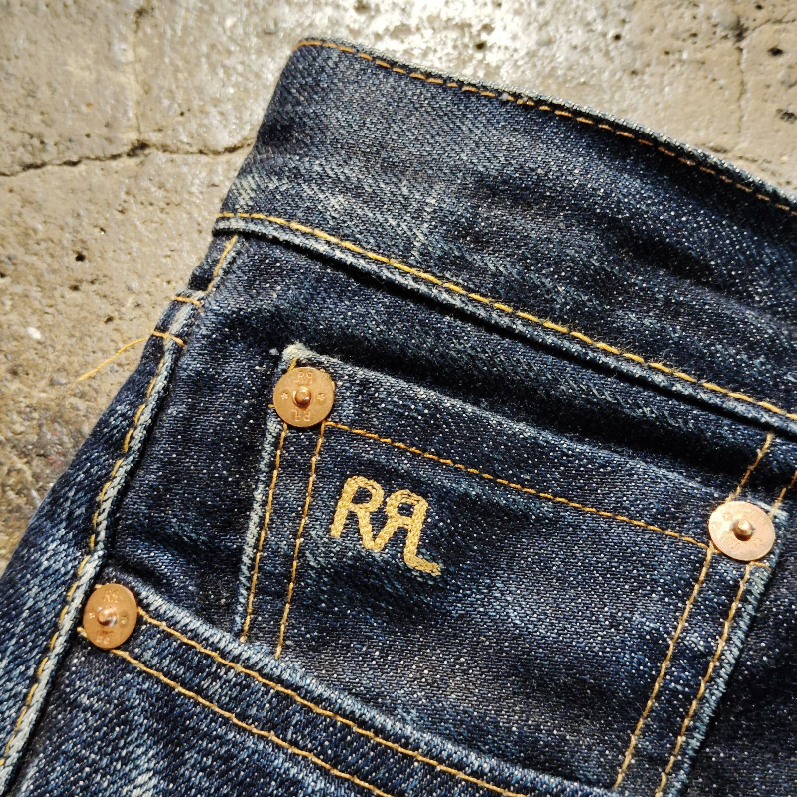 RRL Lot.R84 STRAIGHT TAPER SELVEDGE DENIM W30 L32 Double RL ダブル 