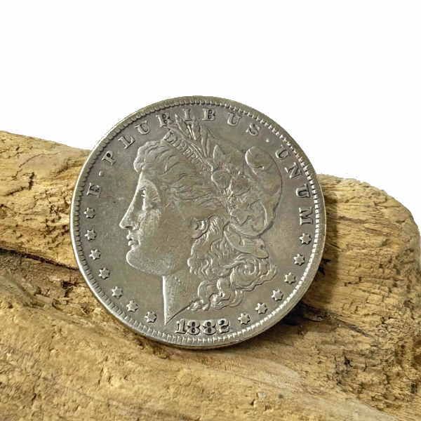 coin-52 モルガン銀貨 1882年 1ドル コイン 【銀90％】コンチョ クラフト材料 コレクション 19,008円