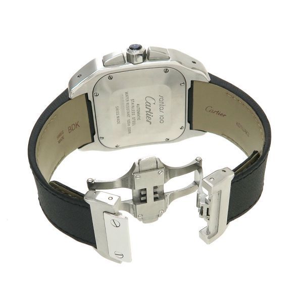 カルティエ サントス100 XL クロノグラフ 41mm W20090X8 メンズ 腕時計