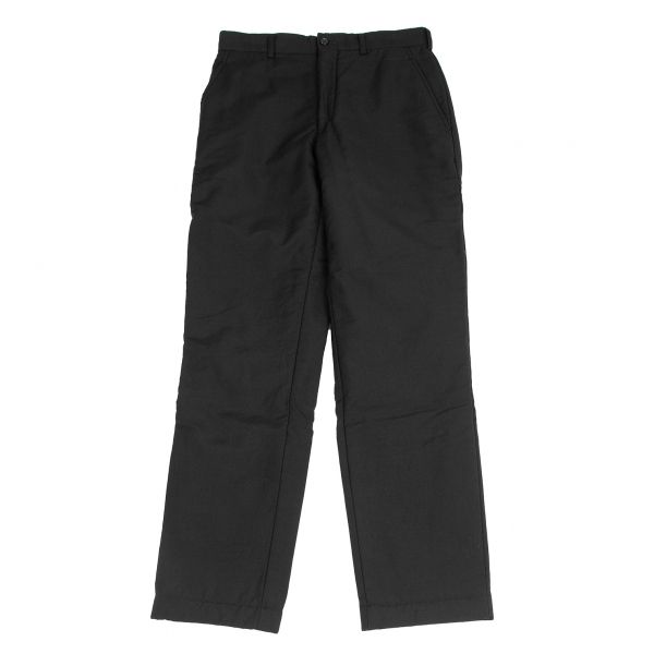 コムデギャルソンCOMME des GARCONS ウールボンディングテーパードパンツ 黒S