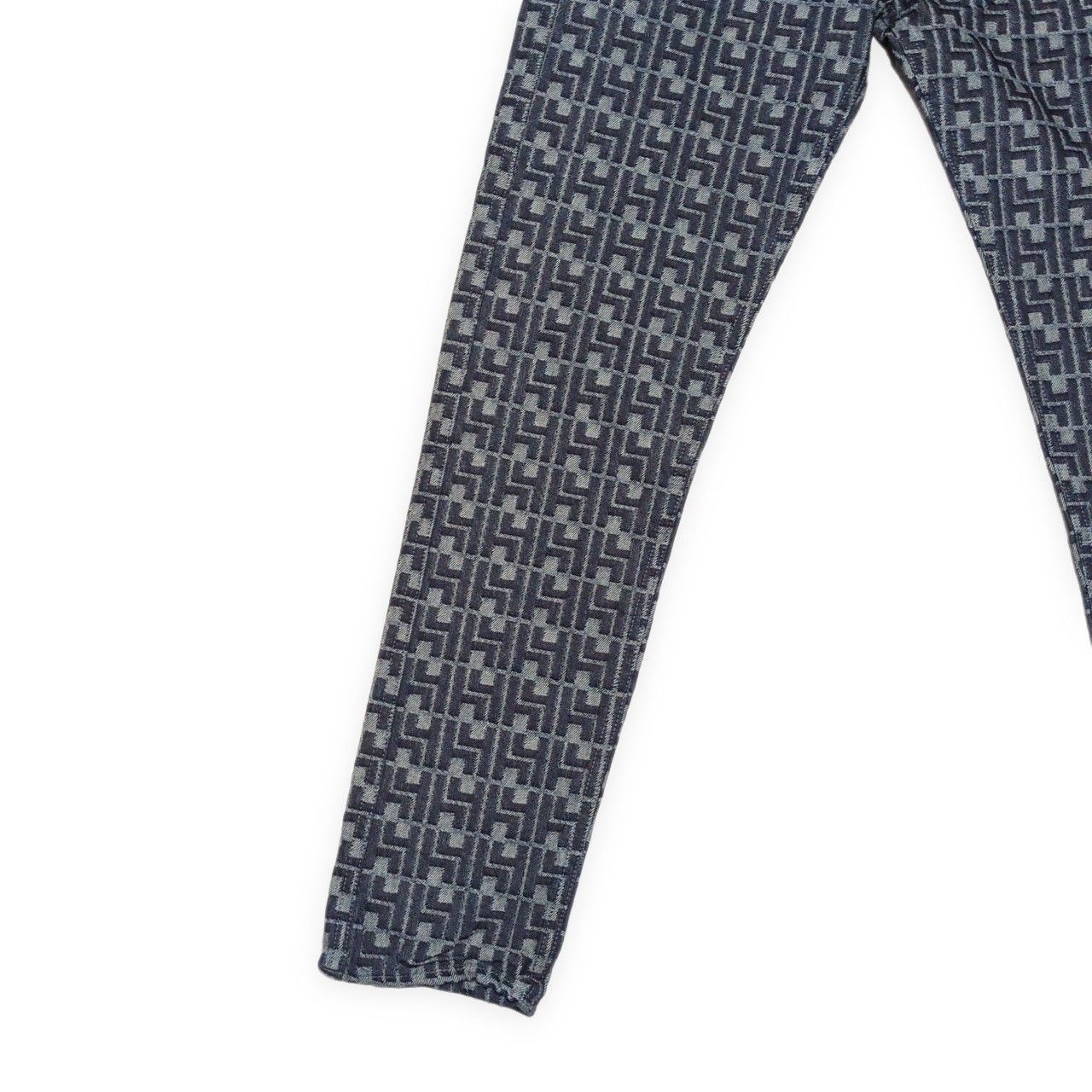 EVISU エヴィス Lot.5500 モノグラム 総柄 ジャガードデニムパンツ 