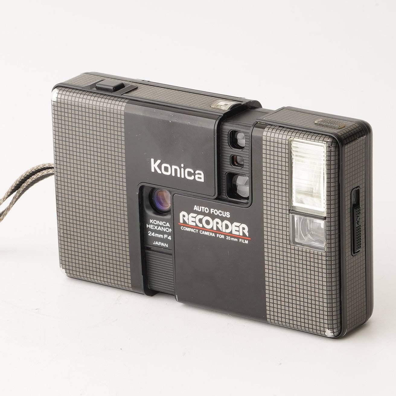 コニカ Konica Auto Focus Recorder レコーダー Hexanon 24mm f/4 ブラック ハーフコンパクトカメラ