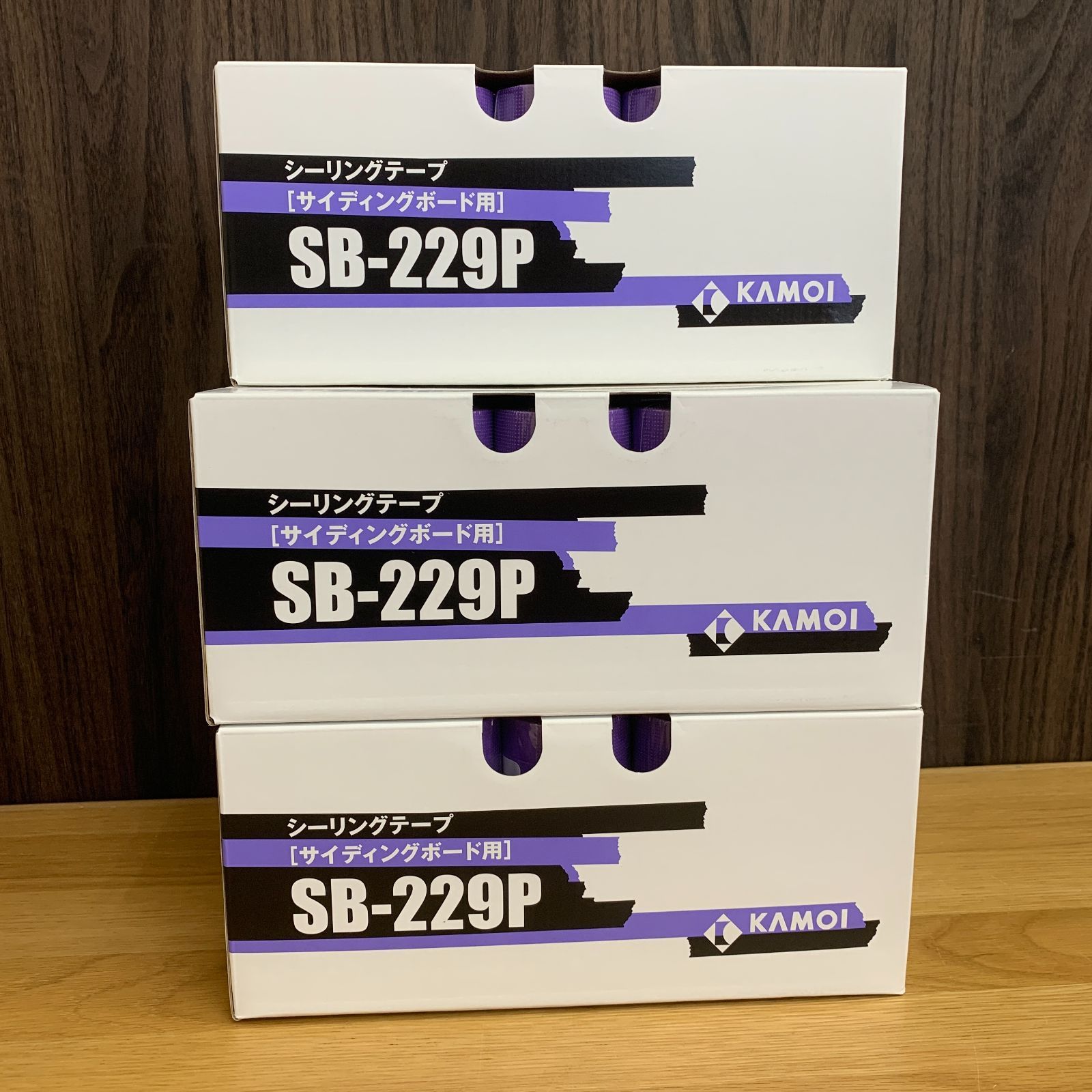 【未開封5箱セット】カモ井 シーリングテープ SB-229P 18mm×18m