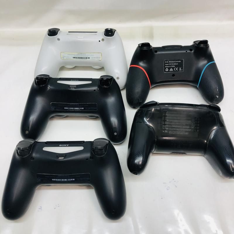 中古】ｹﾞｰﾑOP）ｼﾞｬﾝｸ)PS4/Switch ｺﾝﾄﾛｰﾗｰ5個まとめ 動作未保証[22