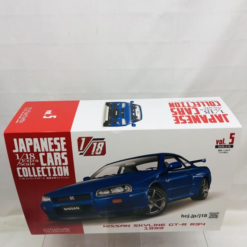 中古】開封)アシェット 1/18 NISSAN SKYLINE GT-R R34 1999[22] - メルカリ