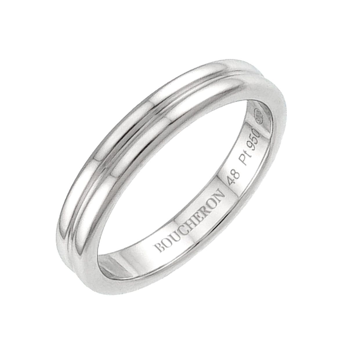 ブシュロン BOUCHERON ゴドロン #48 リング Pt プラチナ 指輪 90328213 
