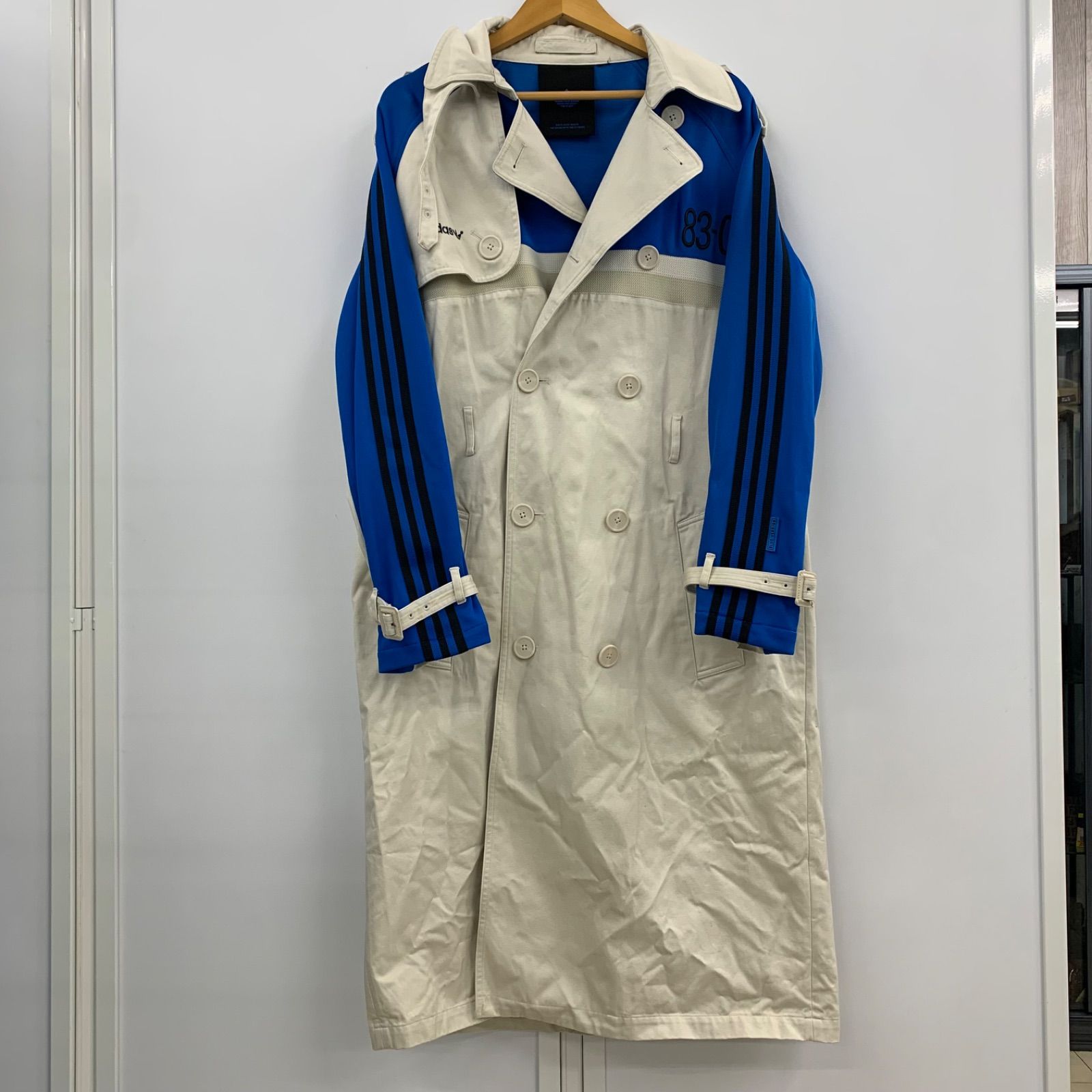  blue version トレンチコート ジャージドッキングコート adidas Originals アディダス オリジナル BLUE VERSION ブルー