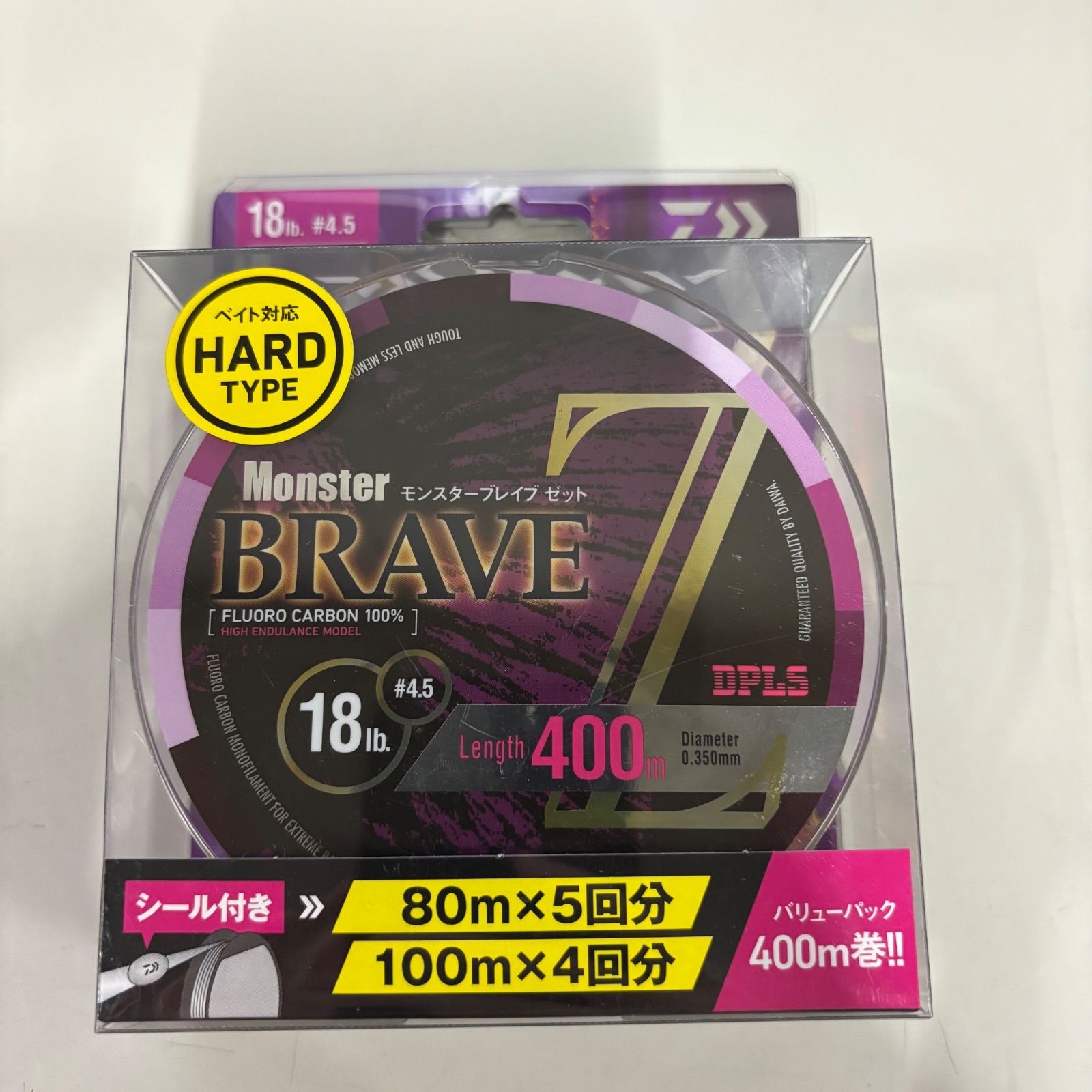 ナ> 400M 18lb. ダイワ(DAIWA) フロロライン モンスターブレイブZ