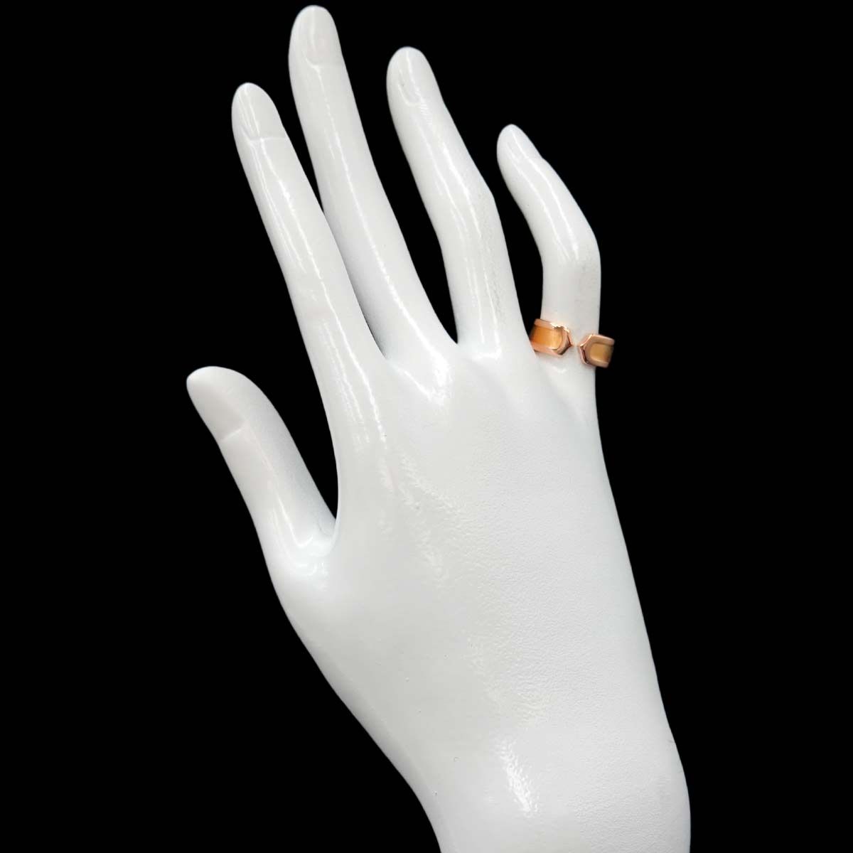 カルティエ Cartier C2 スモール SM #48 リング K18 PG ピンクゴールド