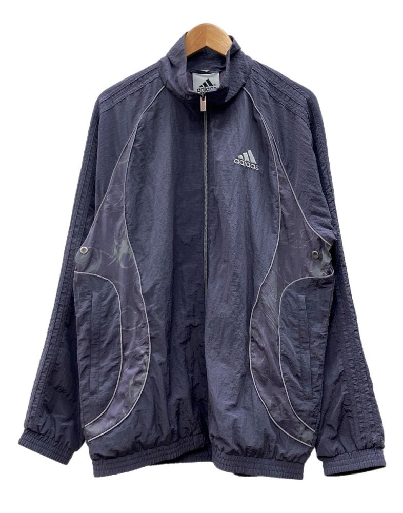 アディダス adidas ADILENIUM Season 4 Teamgeist Track Top アディレニウム チームガイスト トラック トップ ダブルジップ ジャージ 紫 KF8518 ジャケット ロゴ パープル Mサイズ 104MT-3502