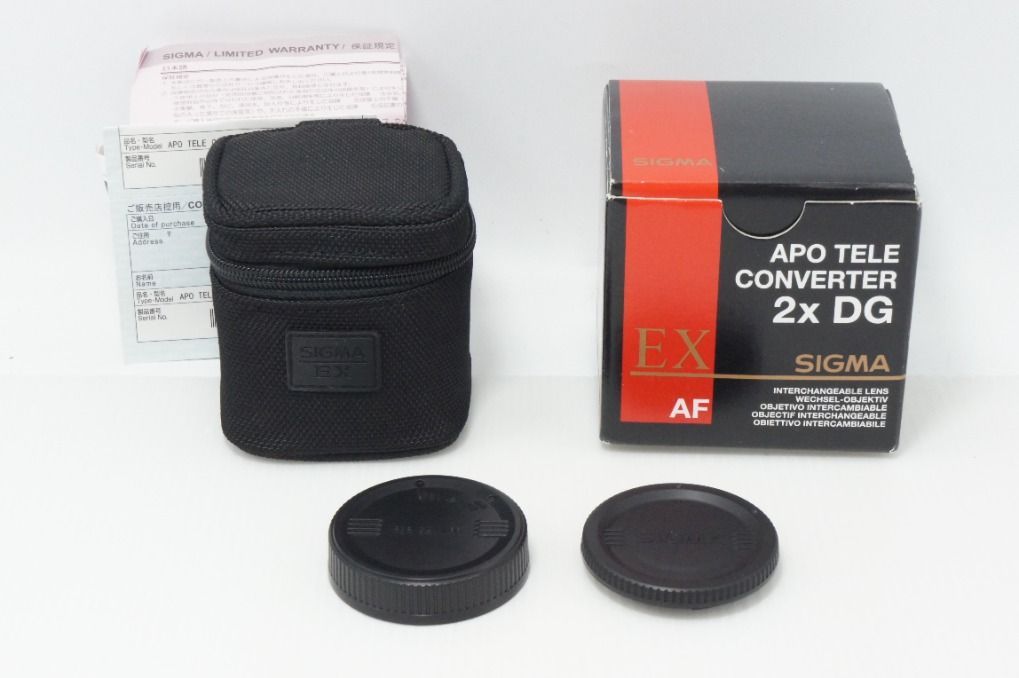 美品 SIGMA シグマ APO TELE CONVERTER 2X EX DG テレコンバーター