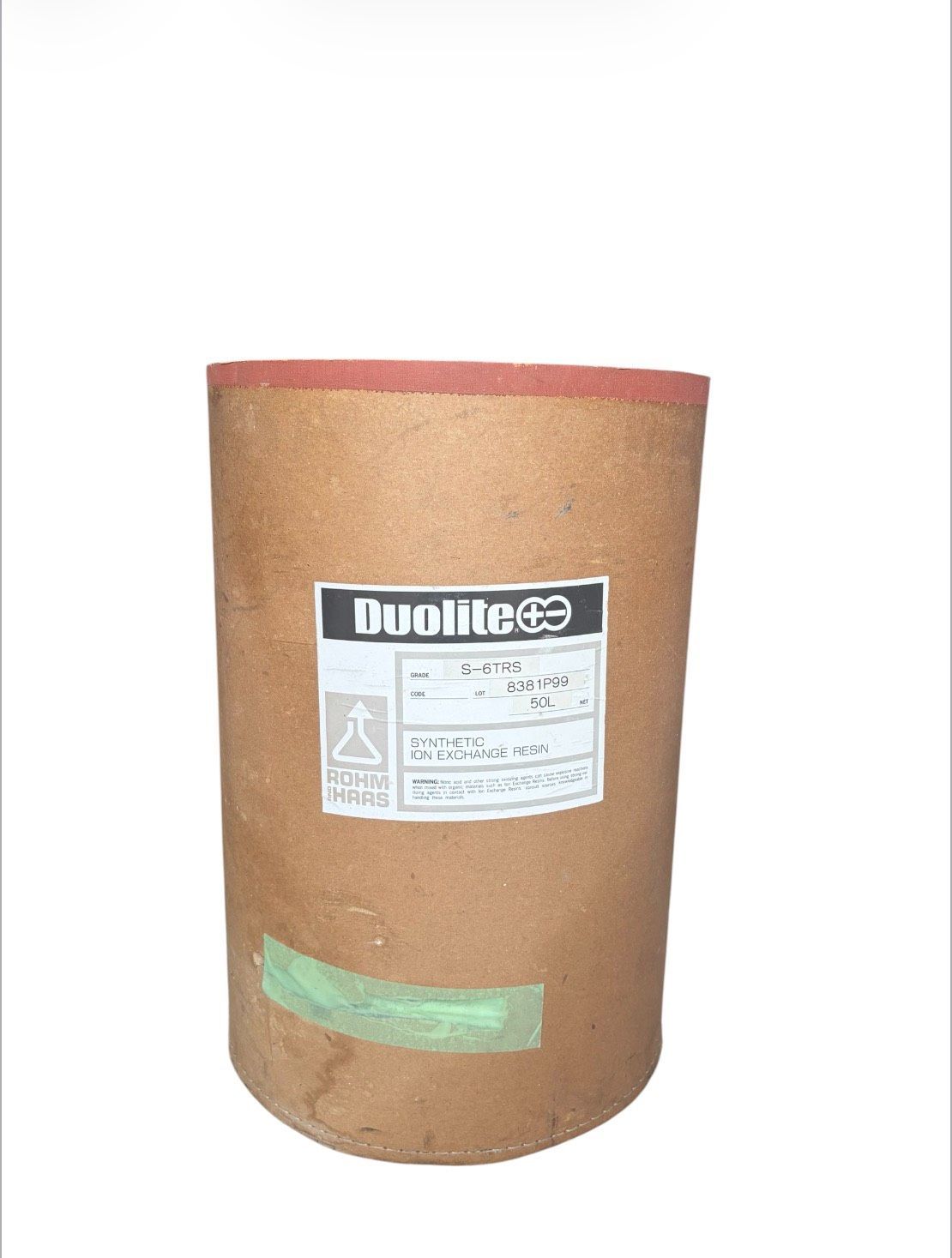 Duolite（デュオライト）イオン交換樹脂 S-6TRS 50L 未使用・長期保管品 6,750円