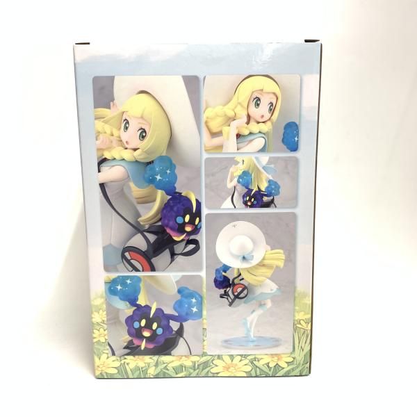中古】未開封)ポケモンセンターオリジナル リーリエ & コスモッグ 1/8