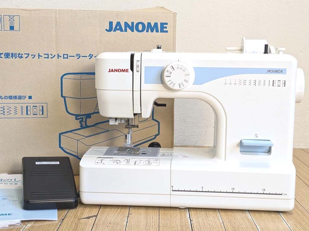 JANOME ジャノメ 電動ミシン JN508DX フットコントローラー付④