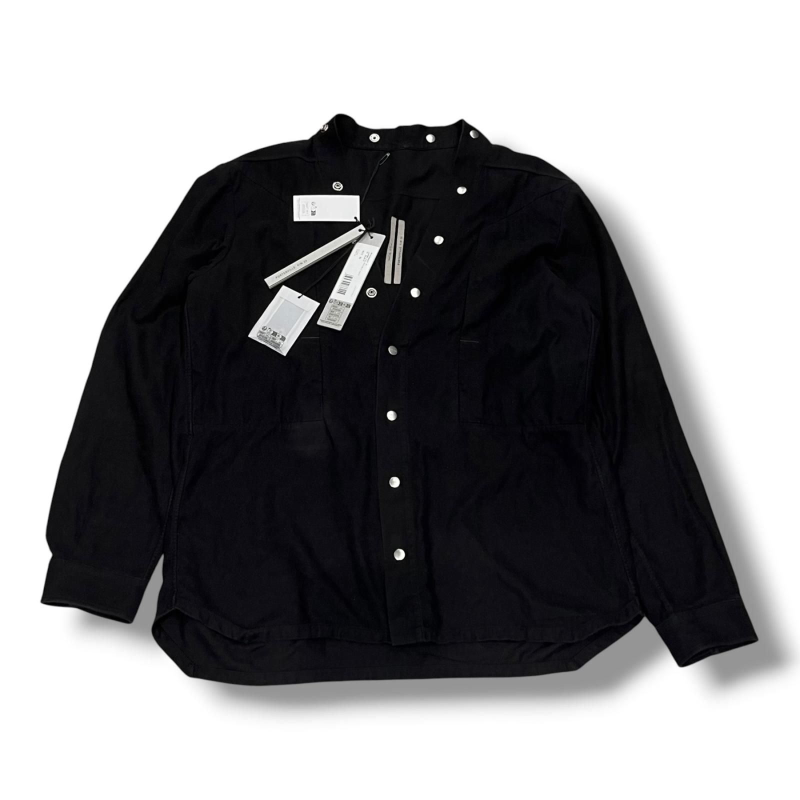 Rick Owens larry長袖シャツ 52 Rick Owens 24SS LARRY FOGPOCKET SHIRT ラリーシャツ 長袖 シャツ