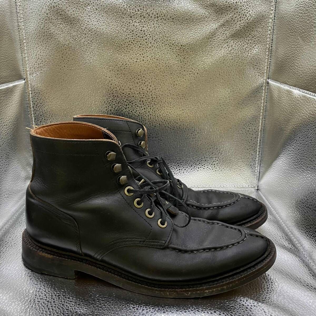 GRANT STONE Brass Boot Black 25cm Grant Stone