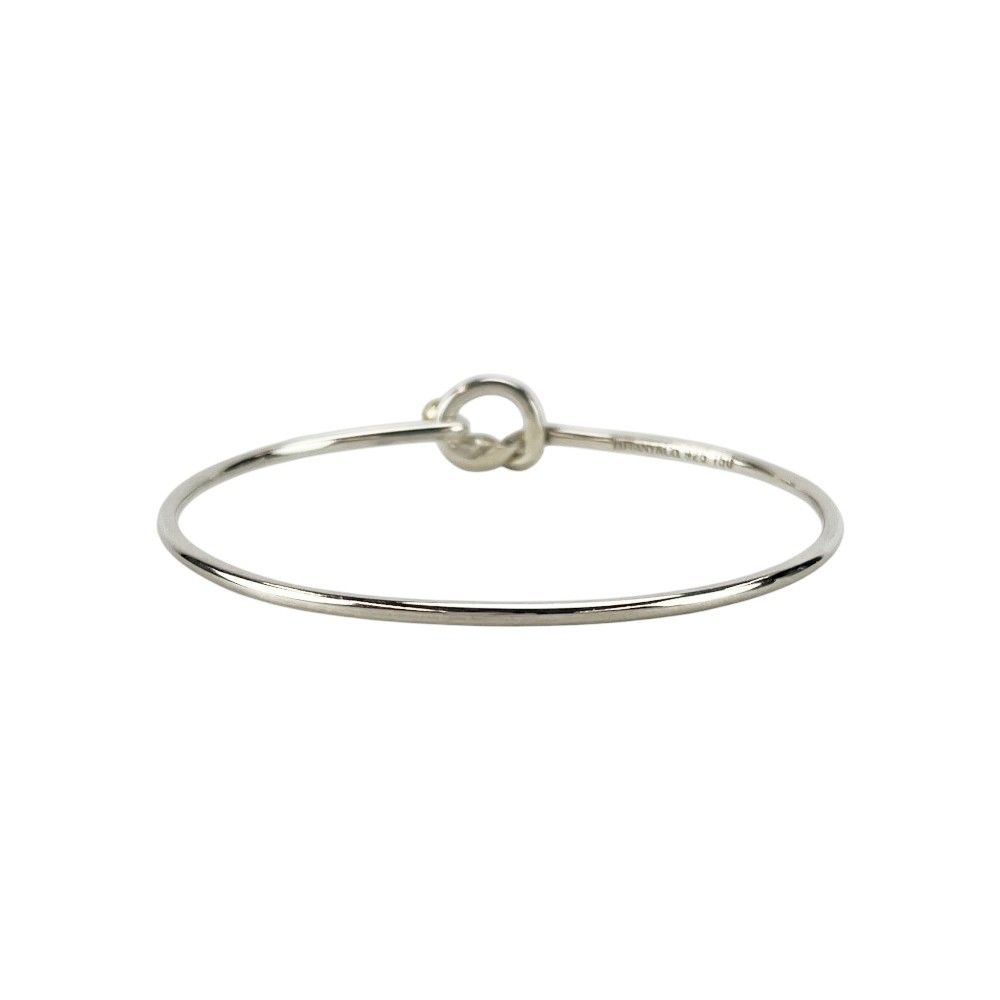 ティファニー TIFFANY フックアンドアイ バングル SV YG コンビ ティファニー □美品□ フックアンドアイ バングル アクセサリー