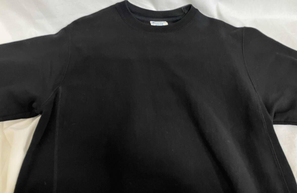Champion REVERSE WEAVE スウェット目無し ホンジュラス製 00 BLK