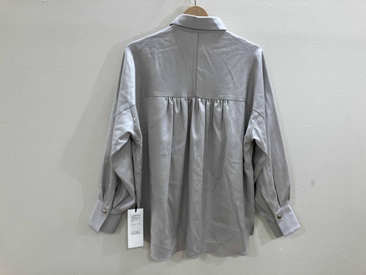 1er Arrondissement プルミエ アロンディスモン ウール混長袖ブラウス