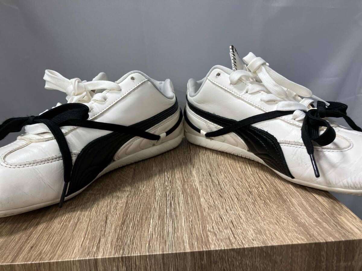 【メルカリ祭限定値下げ】PUMA Speedcat LS llic PUMA/ スニーカー/ SPEEDCAT LEA X ROSEホワイト 使用感あり 箱あり