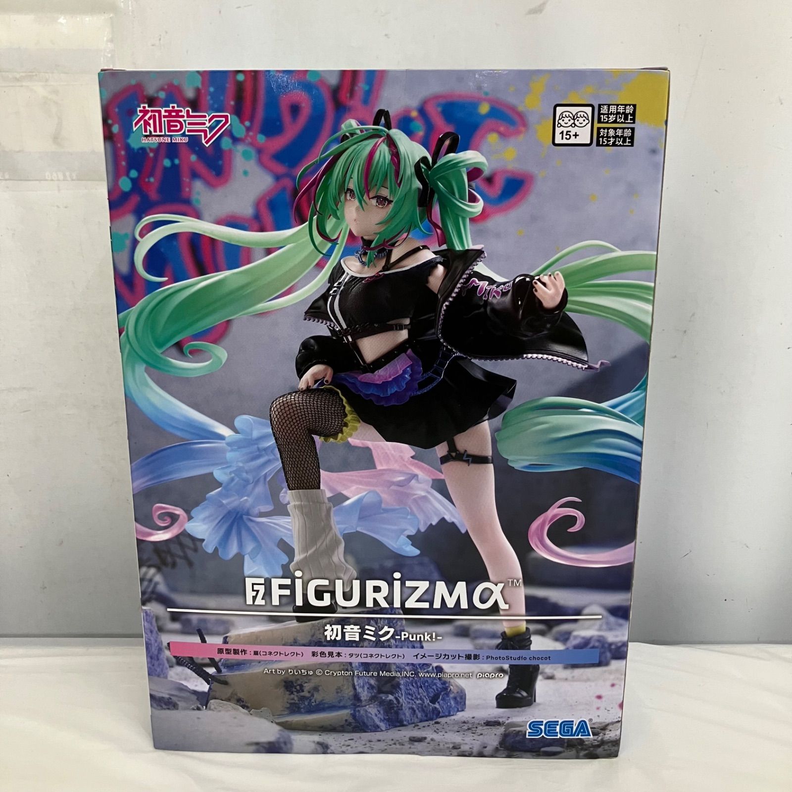 未開封 初音ミク FIGURIZMα punk! フィギュア 3個セット LF7B80 f107