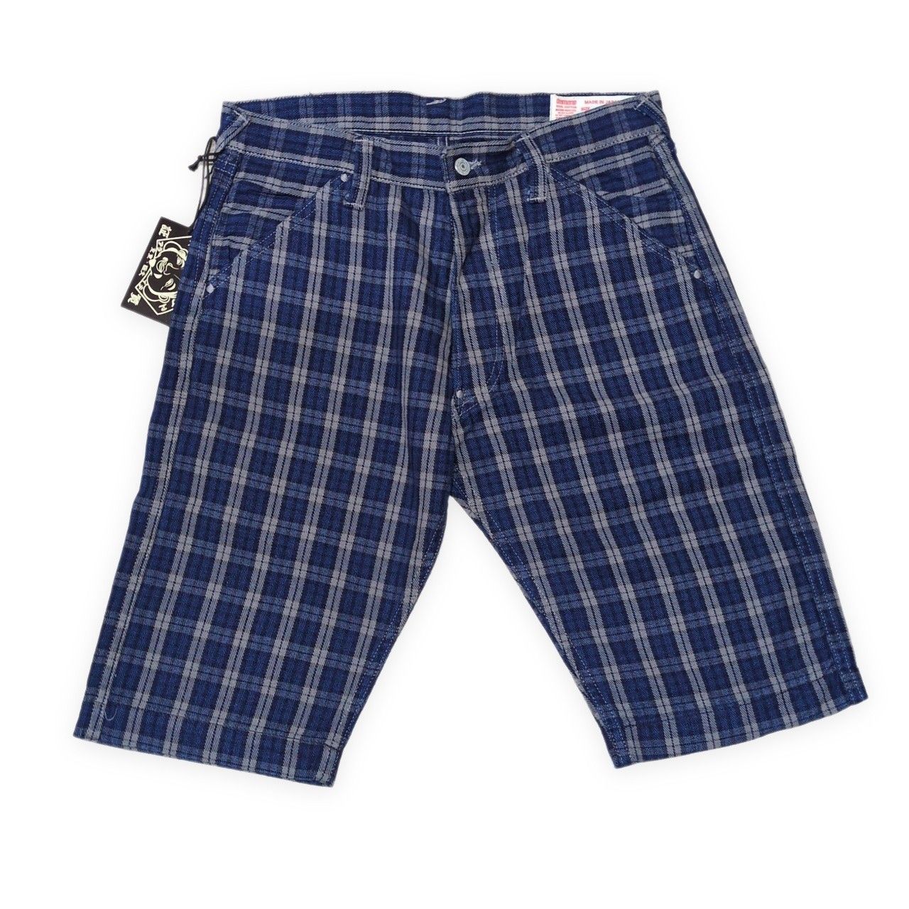 EVISU エヴィス yamane 7550 チェックショートパンツ ハーフパンツ