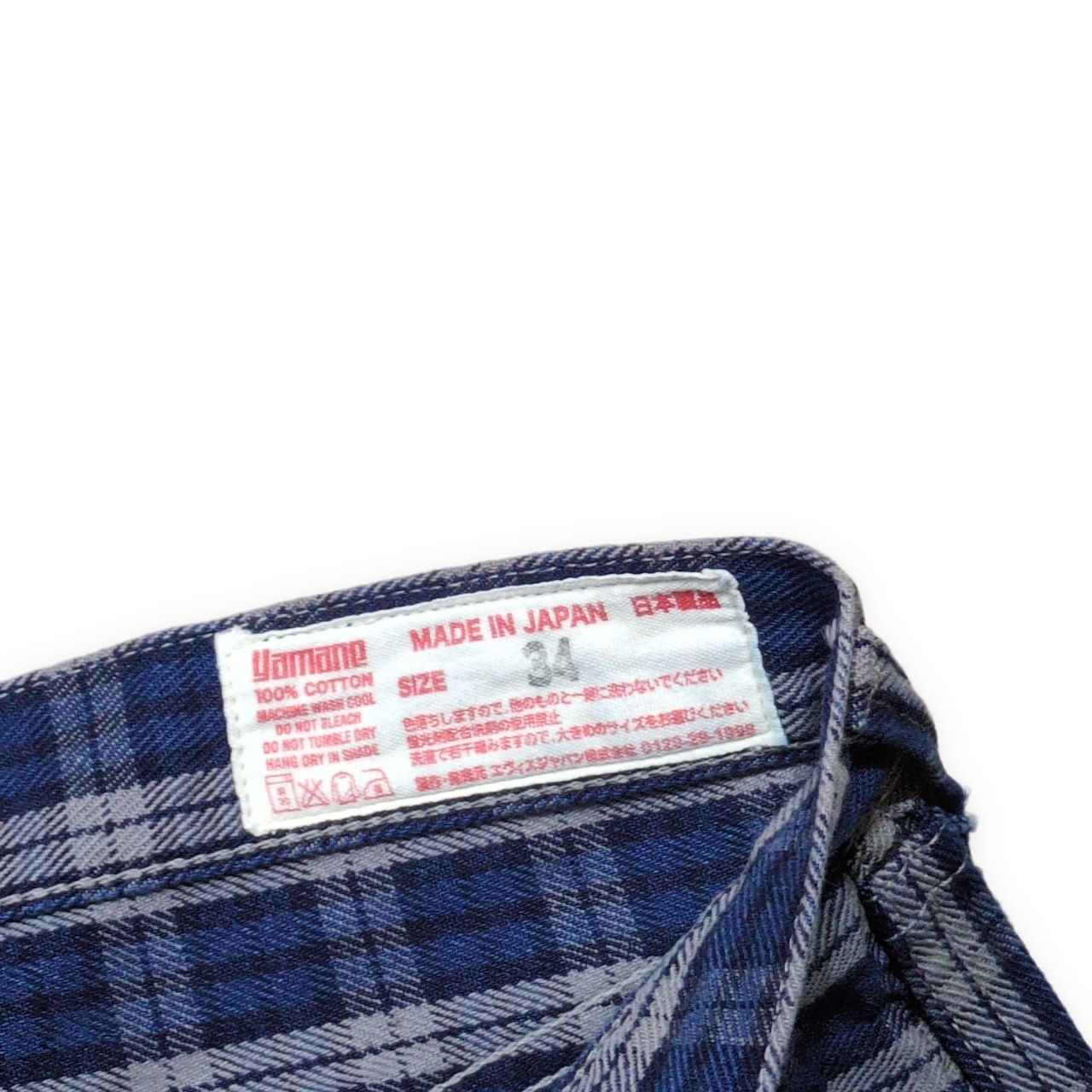 EVISU エヴィス yamane 7550 チェックショートパンツ ハーフパンツ