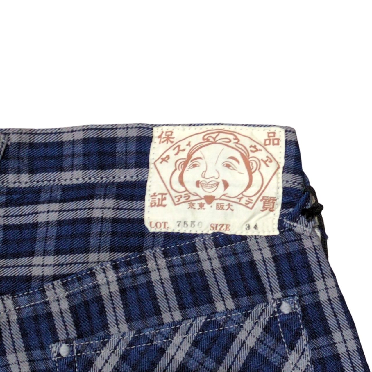 EVISU エヴィス yamane 7550 チェックショートパンツ ハーフパンツ