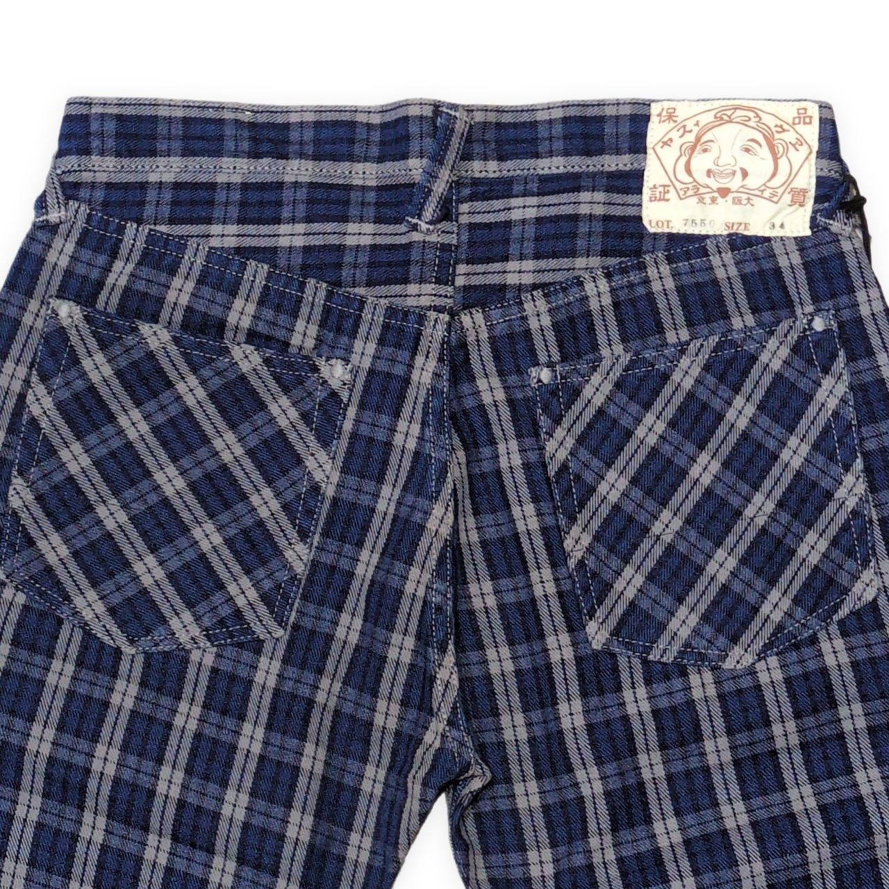 EVISU エヴィス yamane 7550 チェックショートパンツ ハーフパンツ