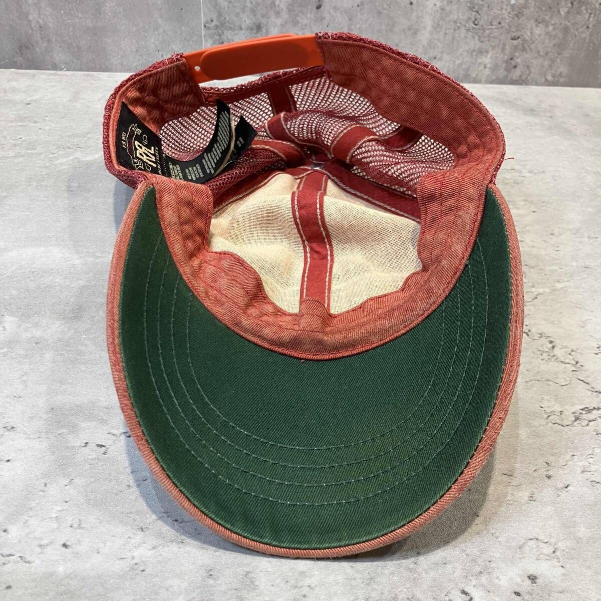 RRL RALPH LAUREN メッシュトラッカーキャップ レッド ダブルアール