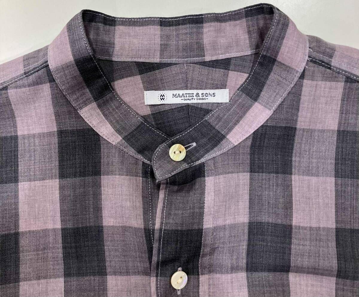 MAATEE&SONS マーティーアンドサンズ 柿乃葉Ex Pullover Shirt H Wool3