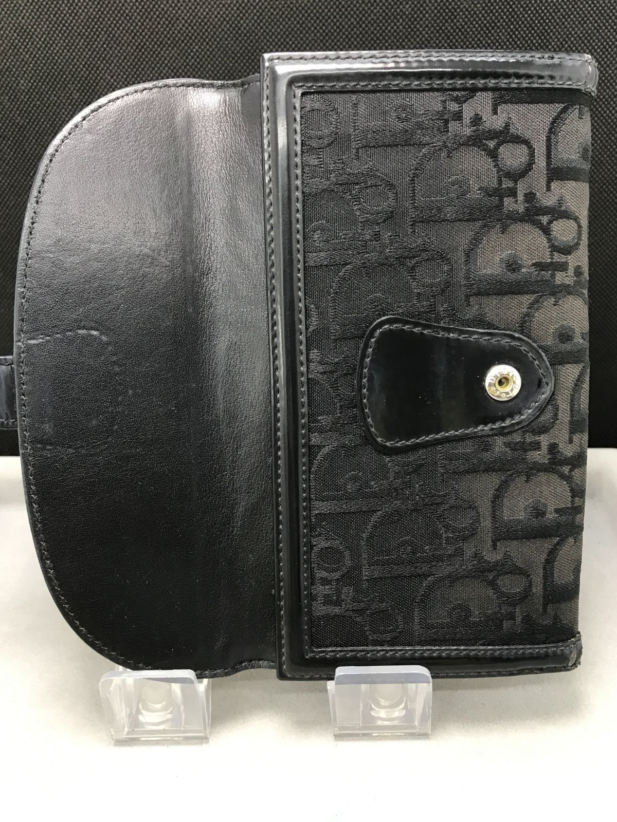 Christian Dior ディオール 長財布 トロッター Wホック キャンバス