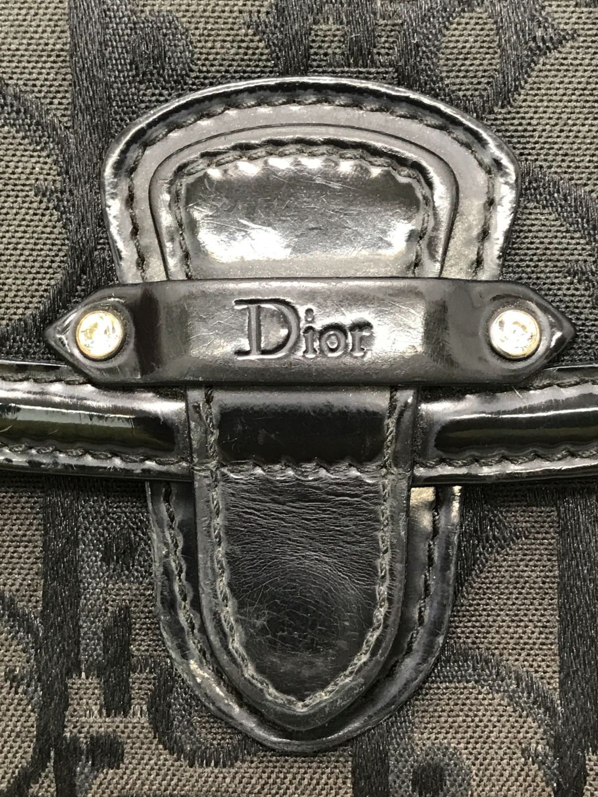 Christian Dior ディオール 長財布 トロッター Wホック キャンバス