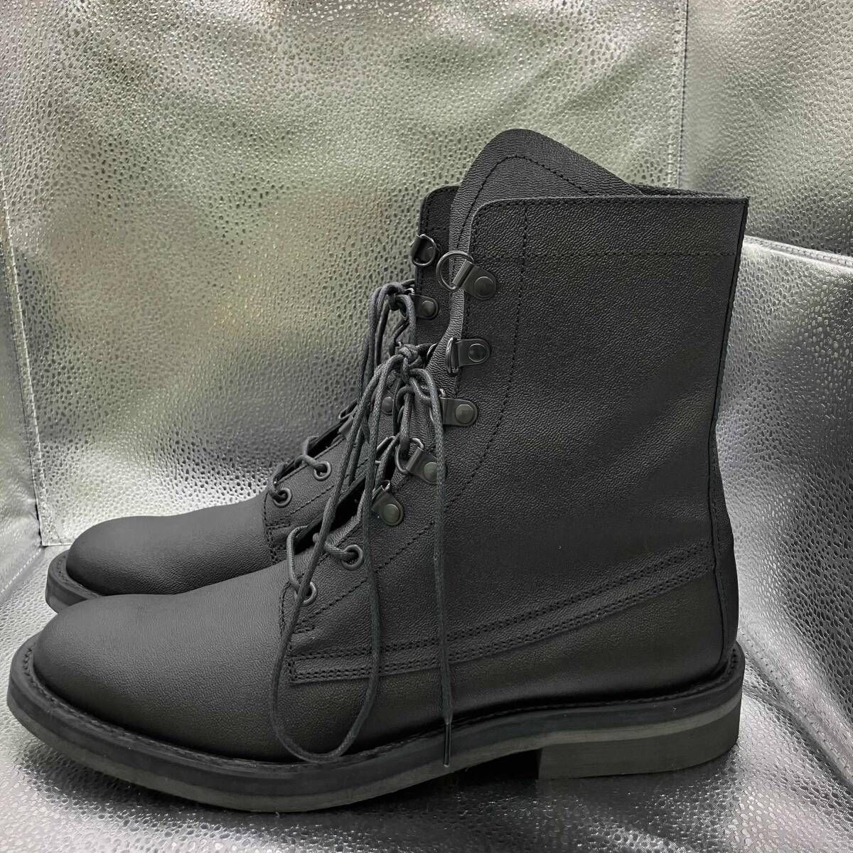John Lawrence Sullivan leather combat boots ブラック001-17-35-7