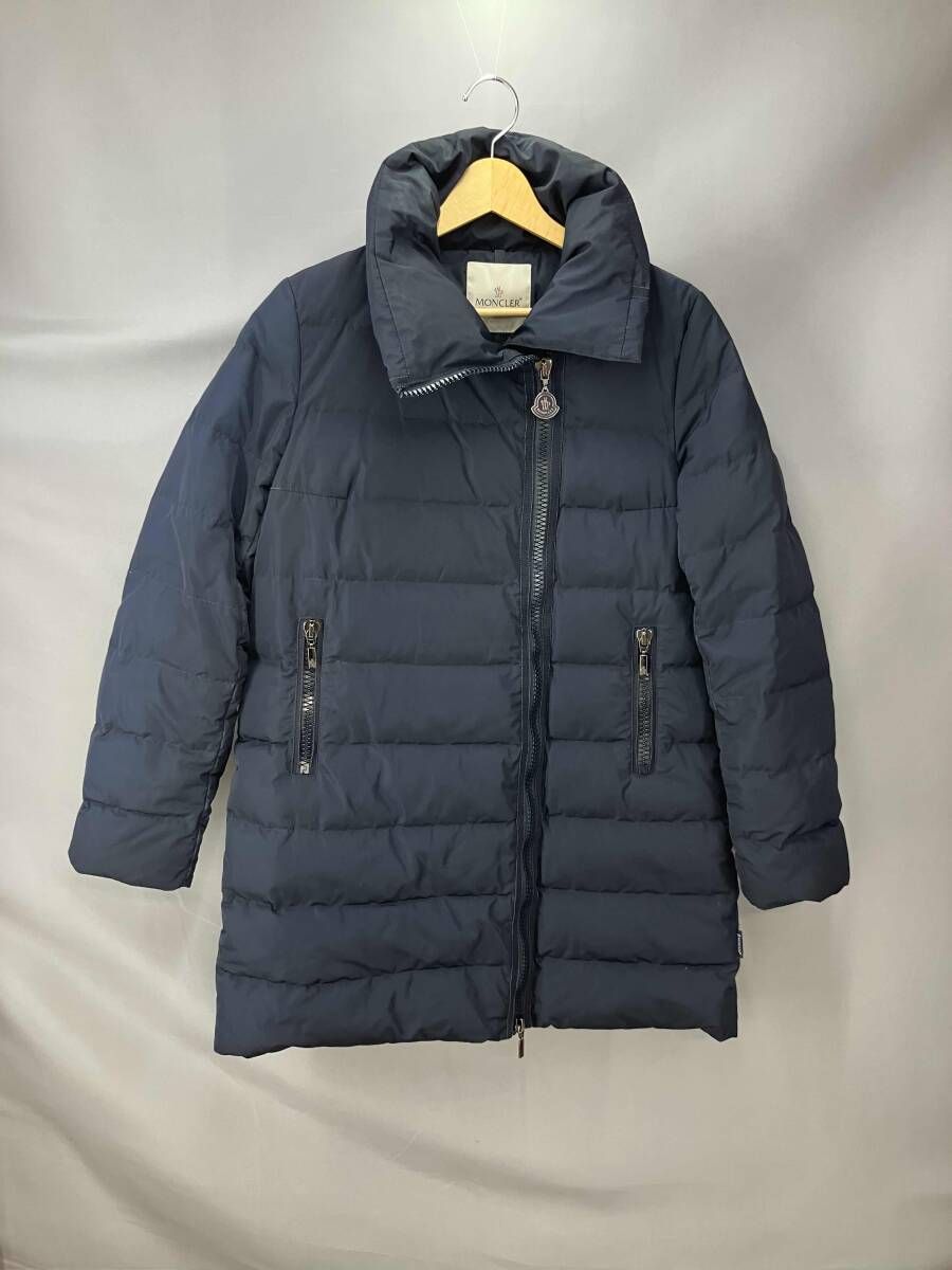 ☆ MONCLER モンクレール ダウンコート サイズ2 ネイビー 冬 - メルカリ