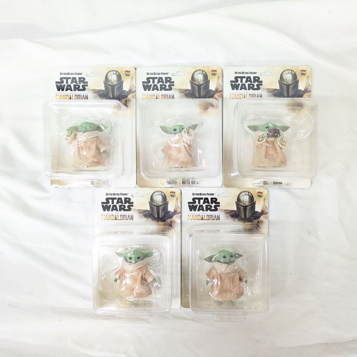 【未開封】UDF スター・ウォーズ マンダロリアン グローグー５個セット B01)UDF スターウォーズ マンダロリアン グローグー フィギュア 5種